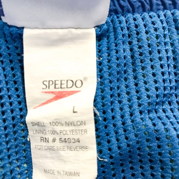 Speedo Mens Stretch Waist Swim Trunks Lined Large - Picture 4 of 4